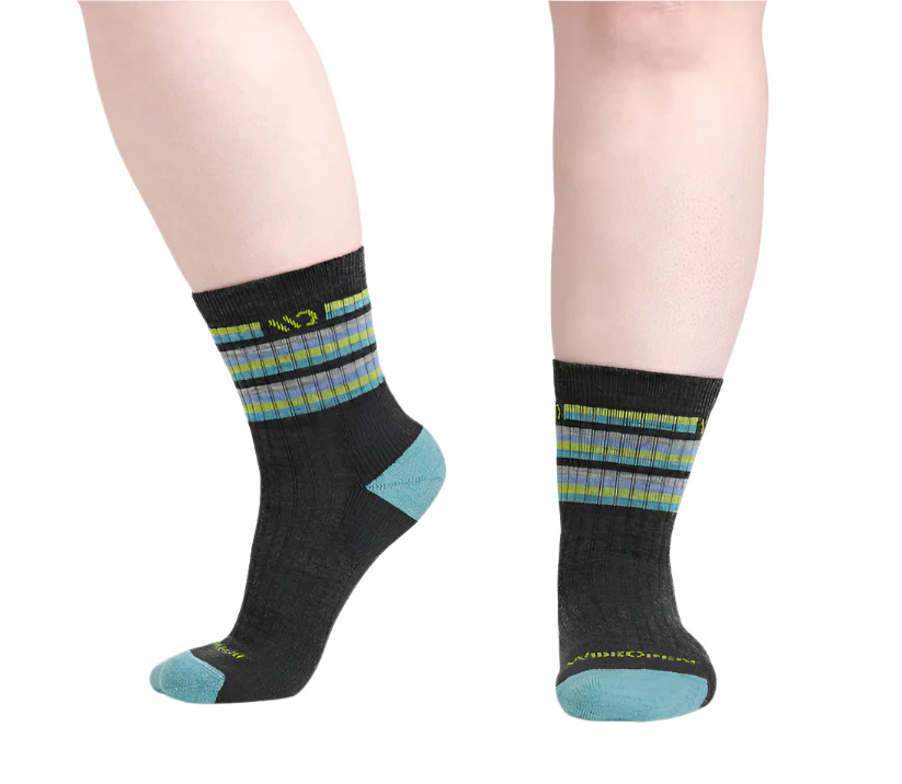 Women's Multi Stripe Cushioned Micro Crew Socks - Image 2
