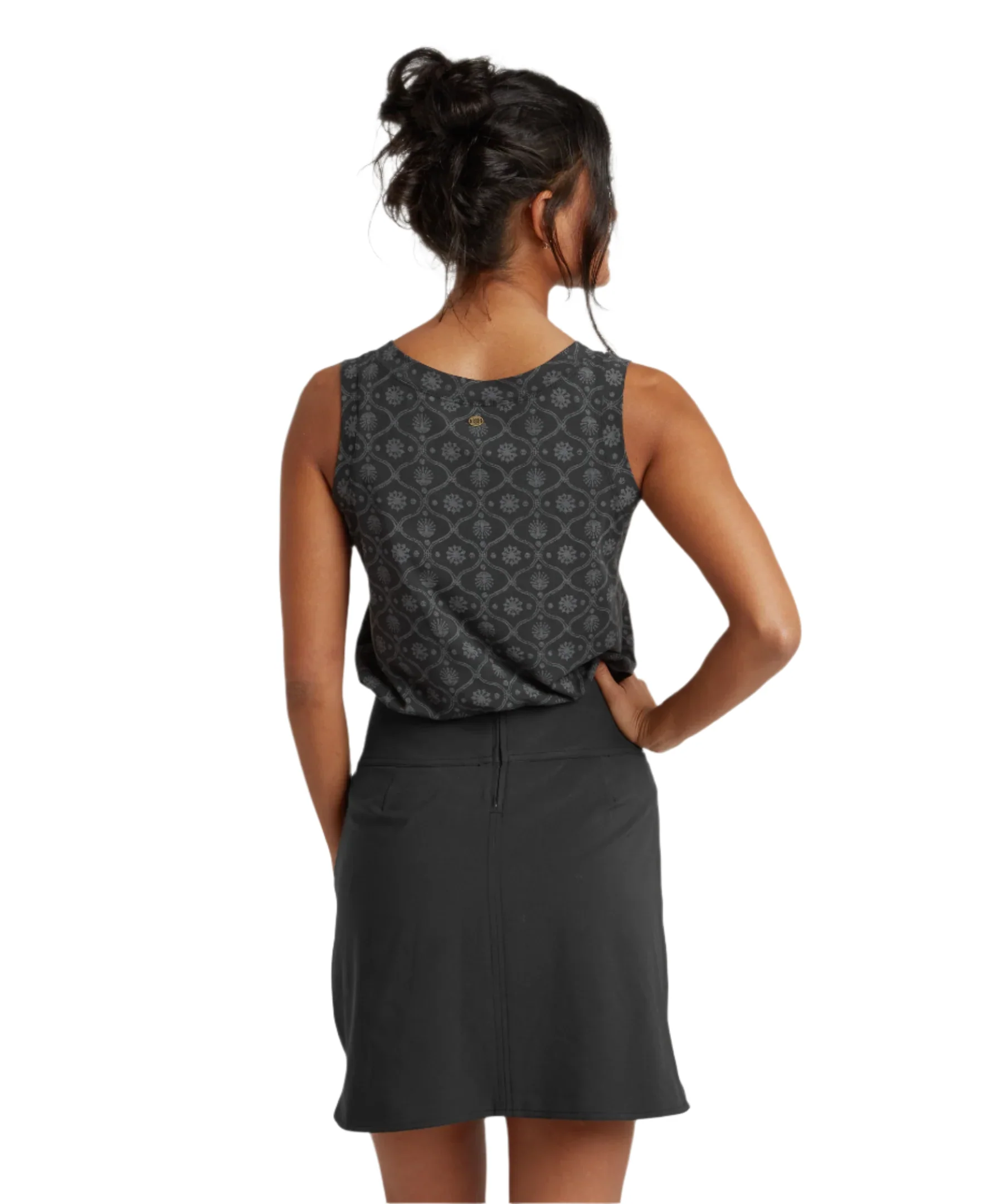 Women's Neha V-Neck Tank Top | Black Sublime - Image 2
