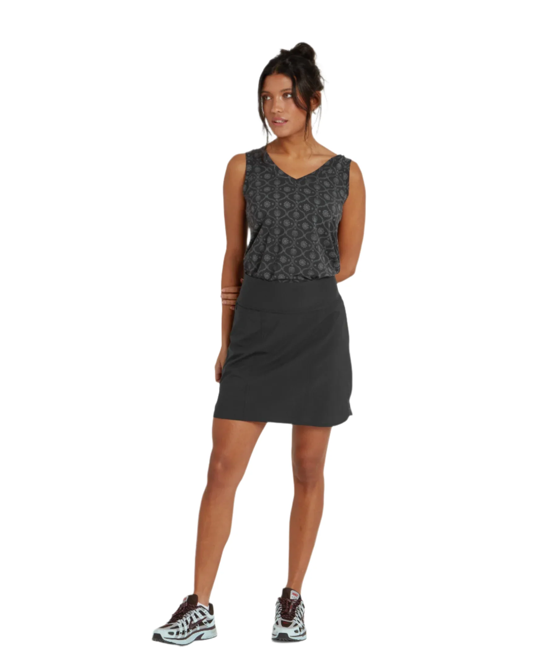 Women's Neha V-Neck Tank Top | Black Sublime - Image 4