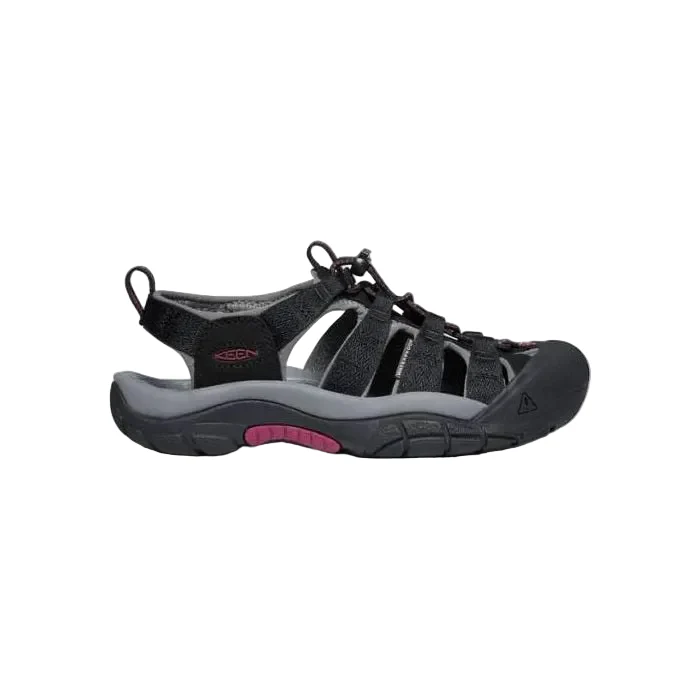 Women's Newport H2 Sandal | Black/Raspberry Wine - Image 3