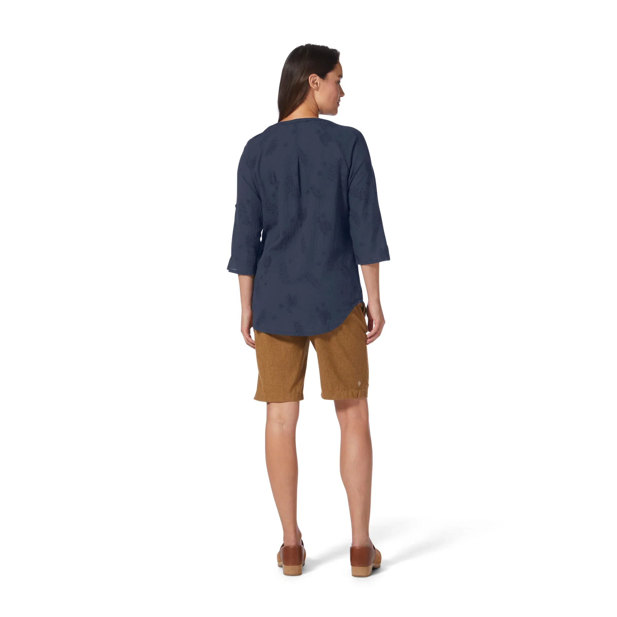 Women's Oasis Tunic II 3/4 Sleeve | Navy - Image 3