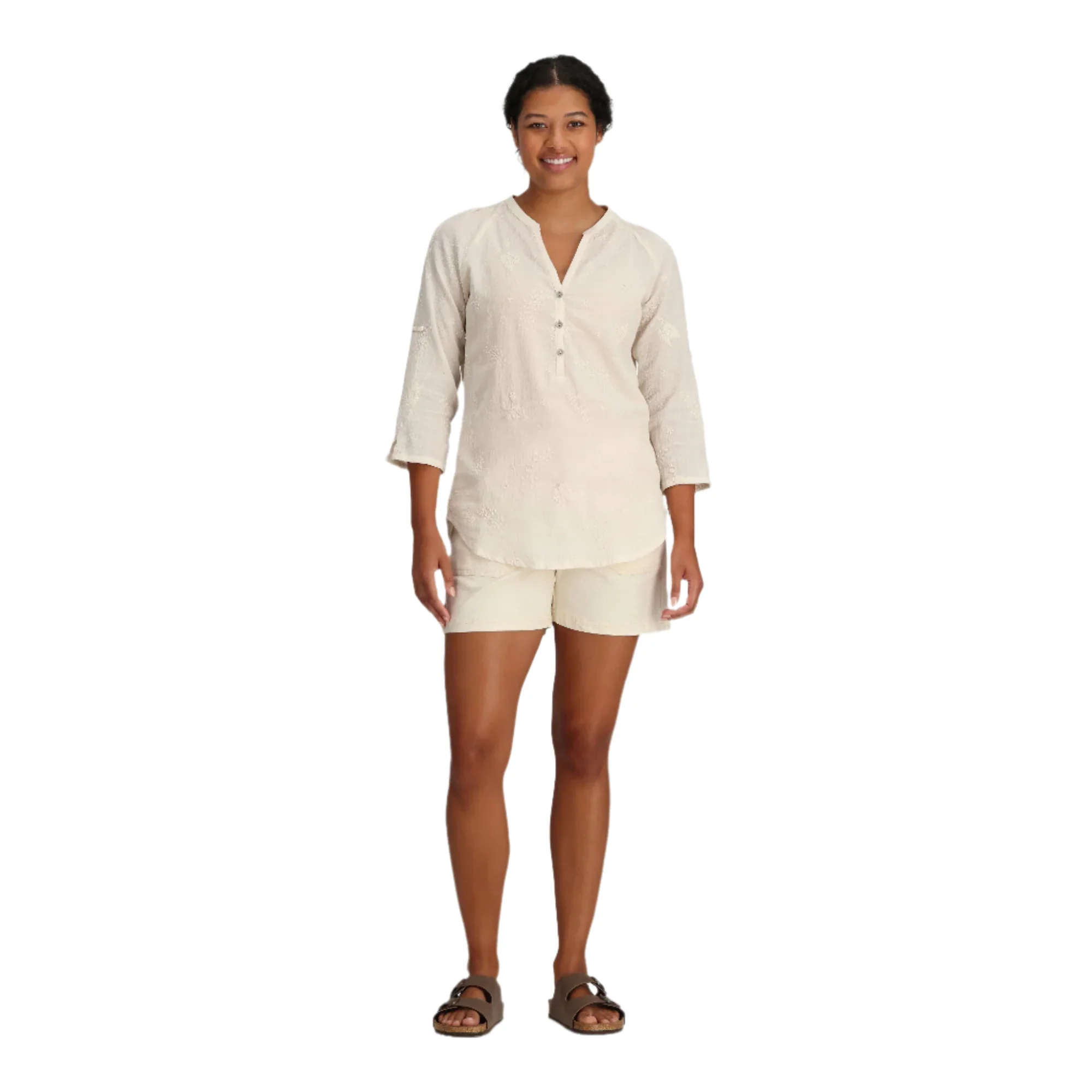 Women's Oasis Tunic II 3/4 Sleeve | Undyed - Image 2