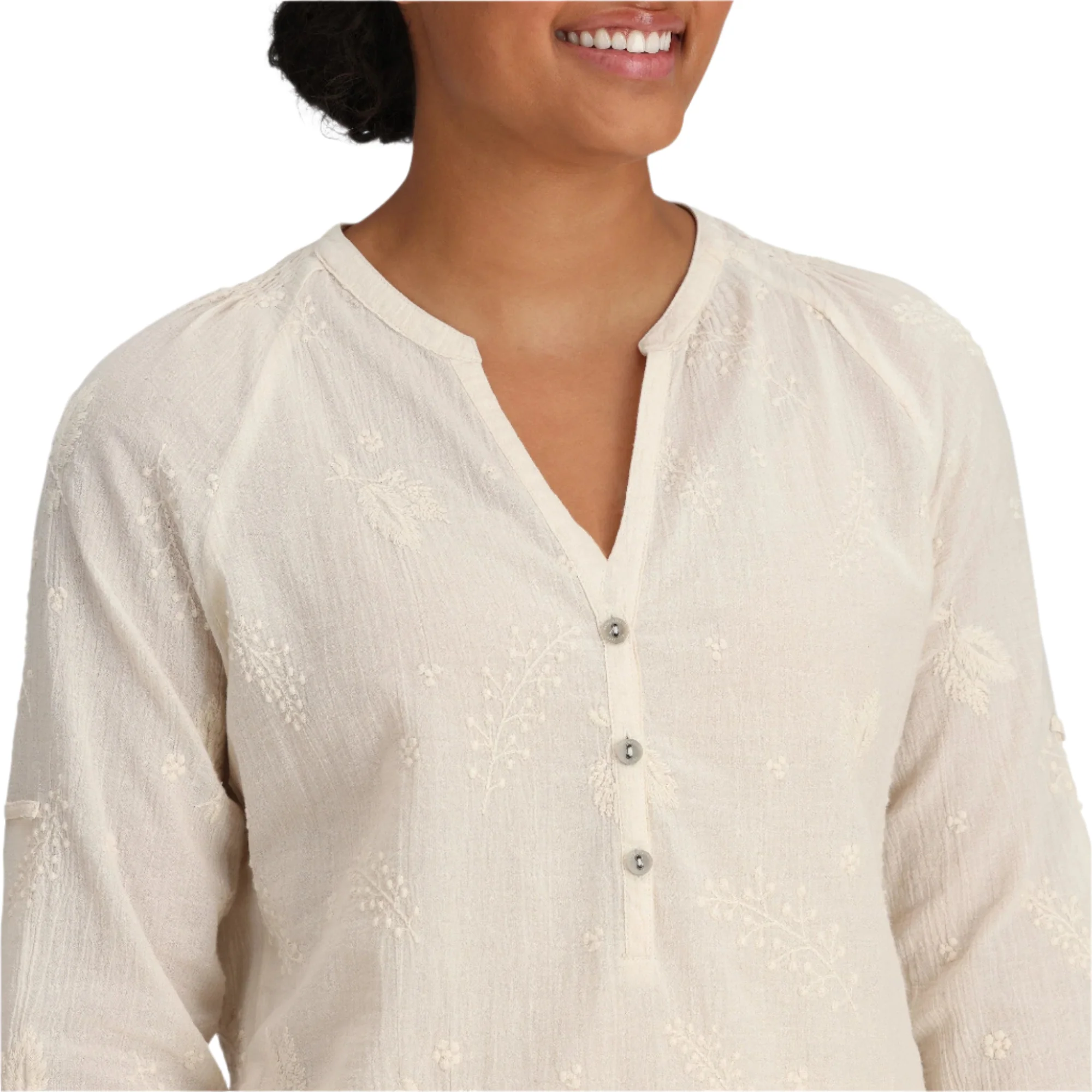 Women's Oasis Tunic II 3/4 Sleeve | Undyed - Image 6