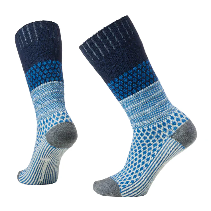Everyday Cozy Popcorn Cable Crew Socks | Deep Navy