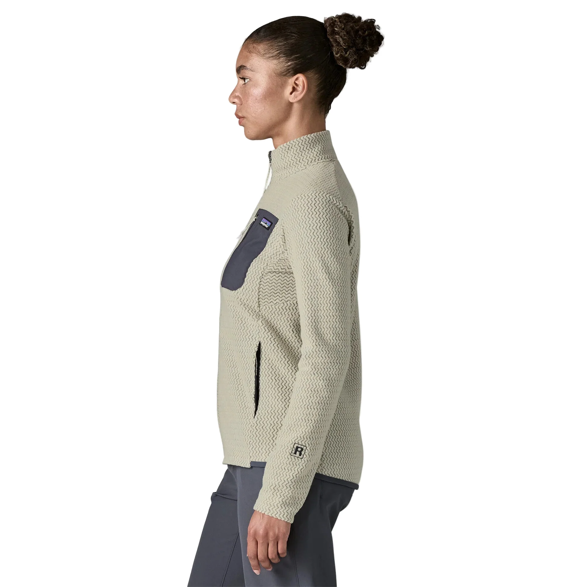 Women's R1® Air Fleece Jacket | Wool White - Image 5