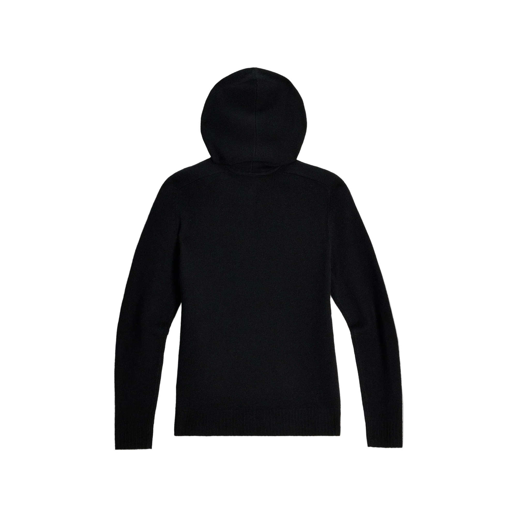 Women's Rockcraft Wool Hoodie | Jet Black - Image 2