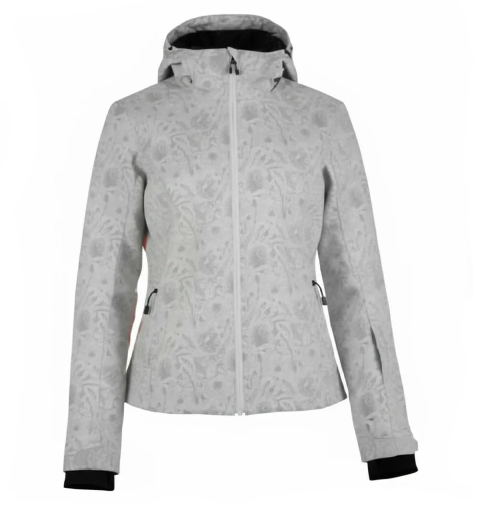 Venus Hooded Softshell Jacket | White Flower