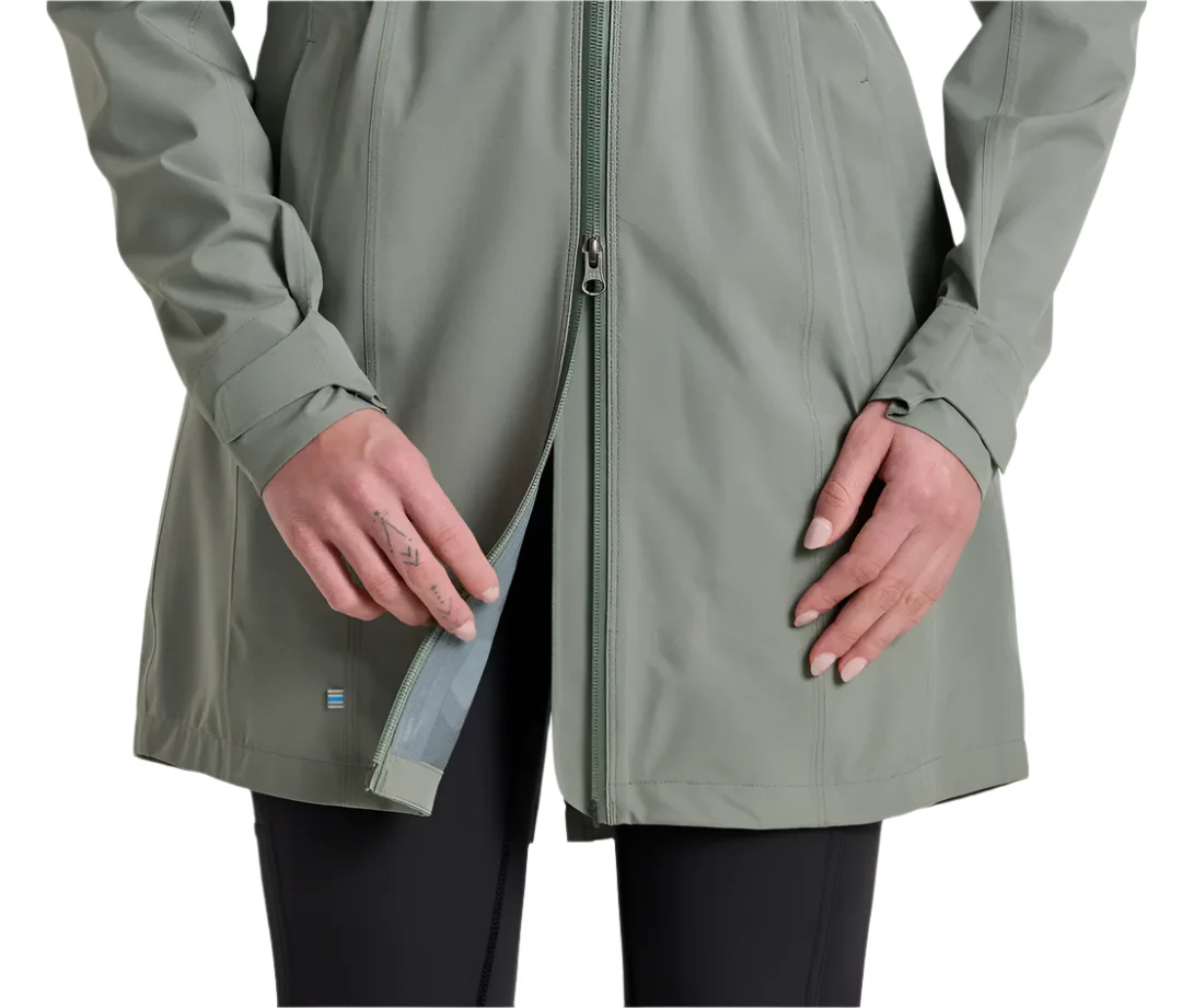 Women's Stretch Voyagr Trench | Soft Pine - Image 6