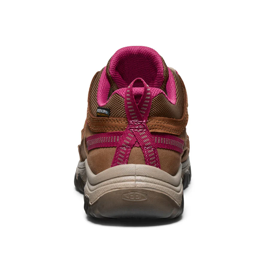 Women's Targhee IV Waterproof Hiking Shoe | Bison/Beaujolais - Image 6