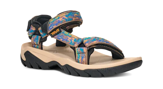 Women's Terra Fi 5 Universal Hiking Sandal | Tree Cover Neon Spring - Image 2