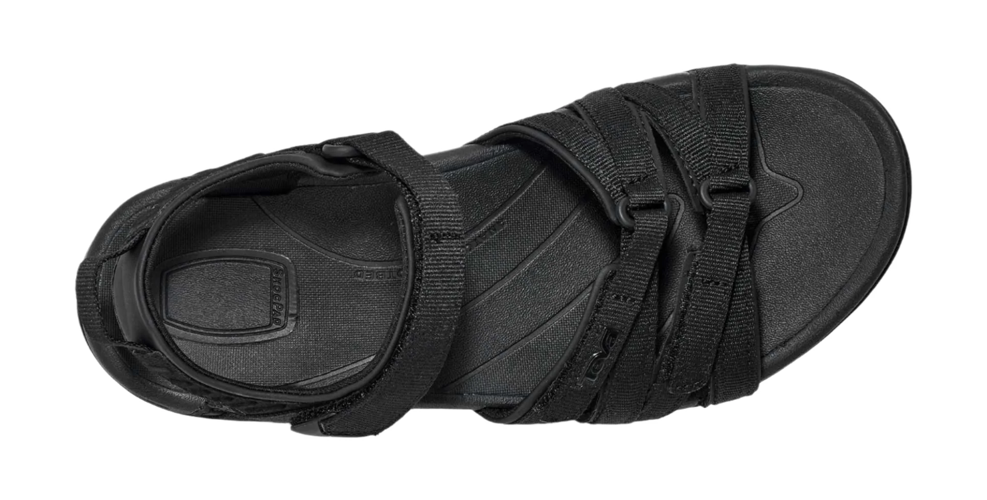 Women's Tirra Hiking Sandal | Black/Black - Image 6