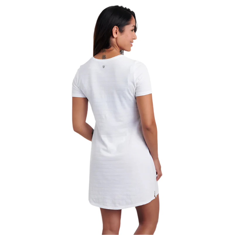 Willa™ T-Shirt Dress | White - Image 3