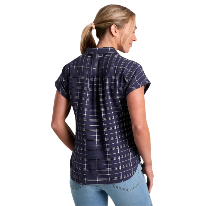 Women's Short Sleeve Wylde Shirt | Indigo - Image 2
